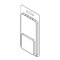 Visipak Thermoform-CLAMSHELL-#105-6.125-3.125-2.125-2.125-0.188-0.010-CLEAR, 1000PK 105TF - alternate 1